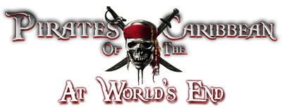 Pirates of the Caribbean At World's End title screen for Nintendo DS